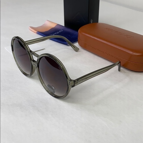 KOMONO Sunglasses ? NEW round gray black main image 4